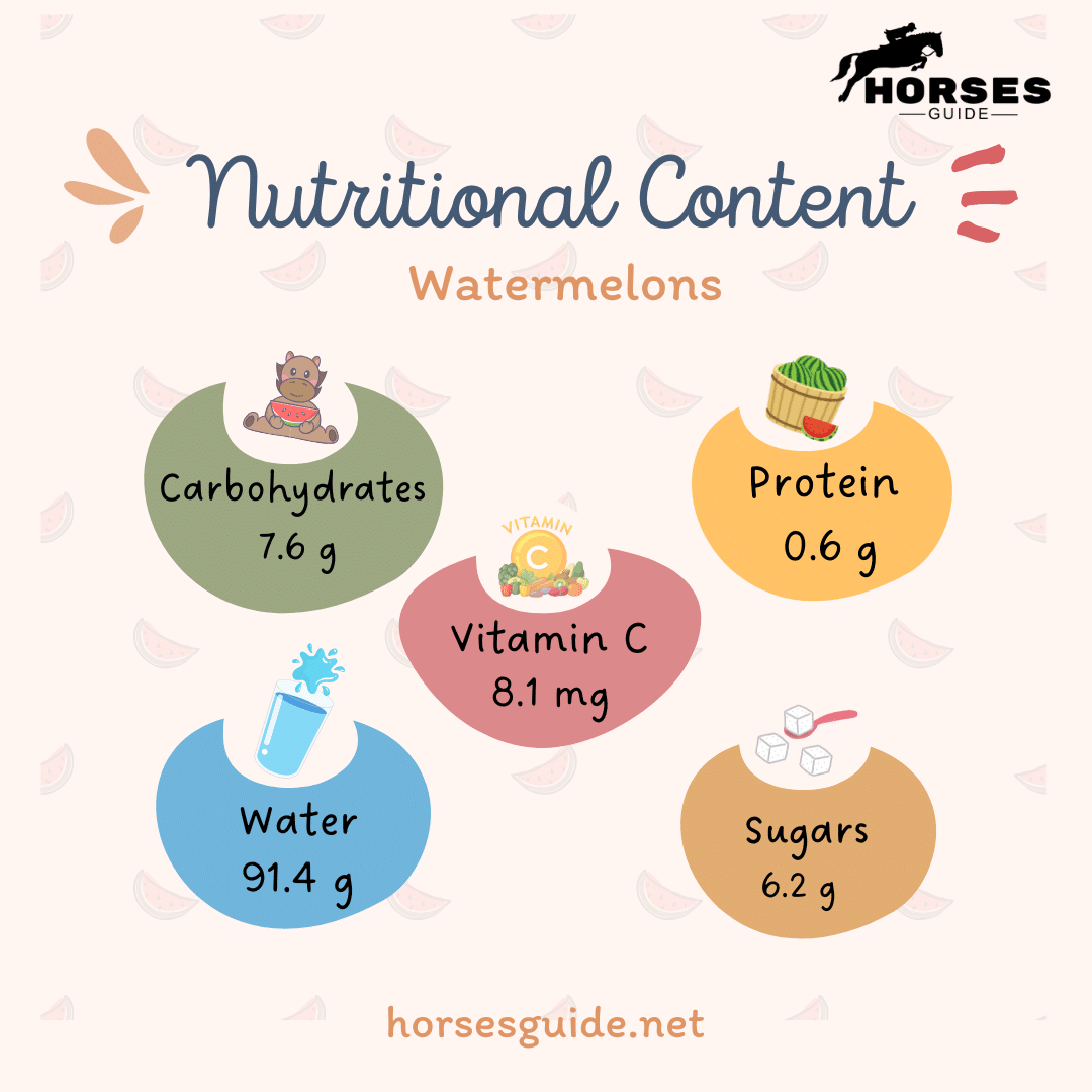 Nutritional Content of Watermelons Graphic