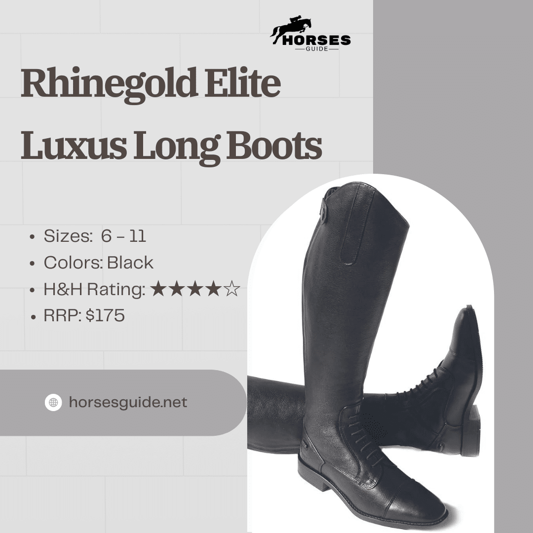 Rhinegold Elite Luxus Long Boots